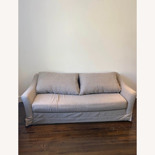 Used Pottery Barn Grey Sleeper Sofa for sale on AptDeco