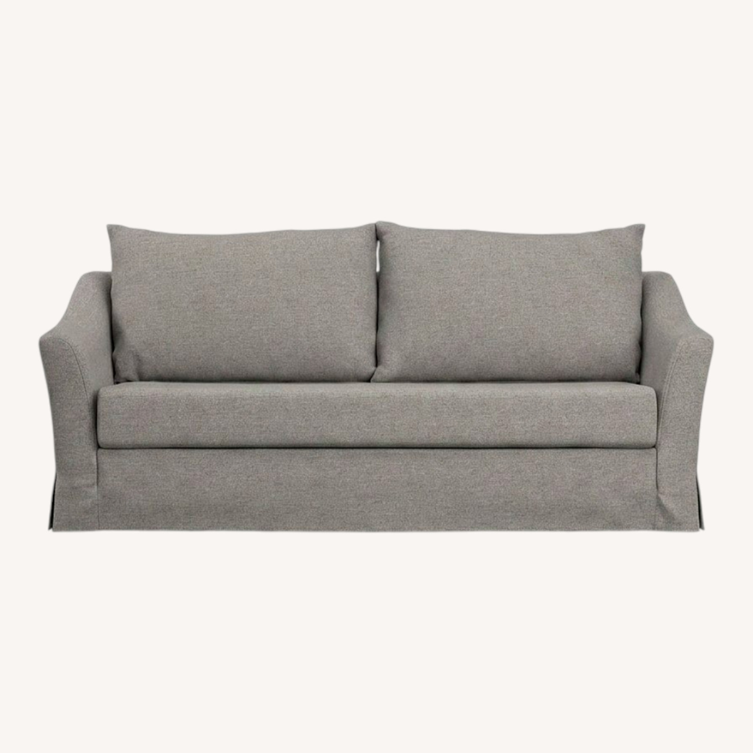 Pottery Barn Grey Sleeper Sofa - image-0