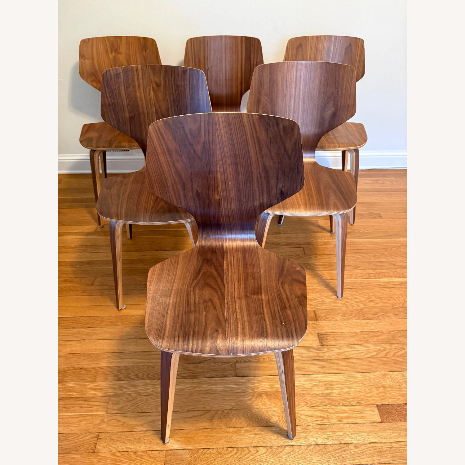 Room & Board Pike Walnut Dining Chair Set - image-2