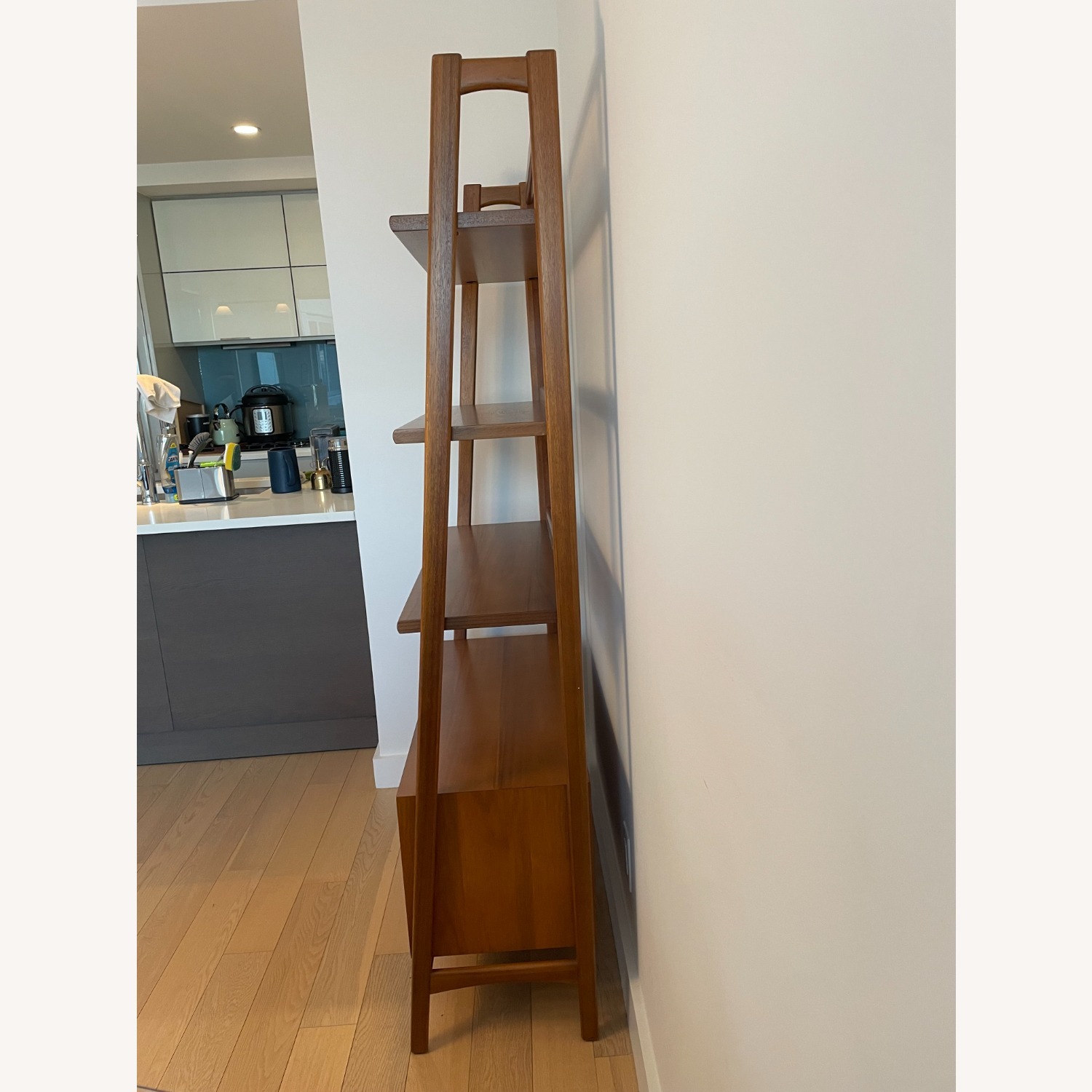 West Elm Natural Wood Bookcase - image-2