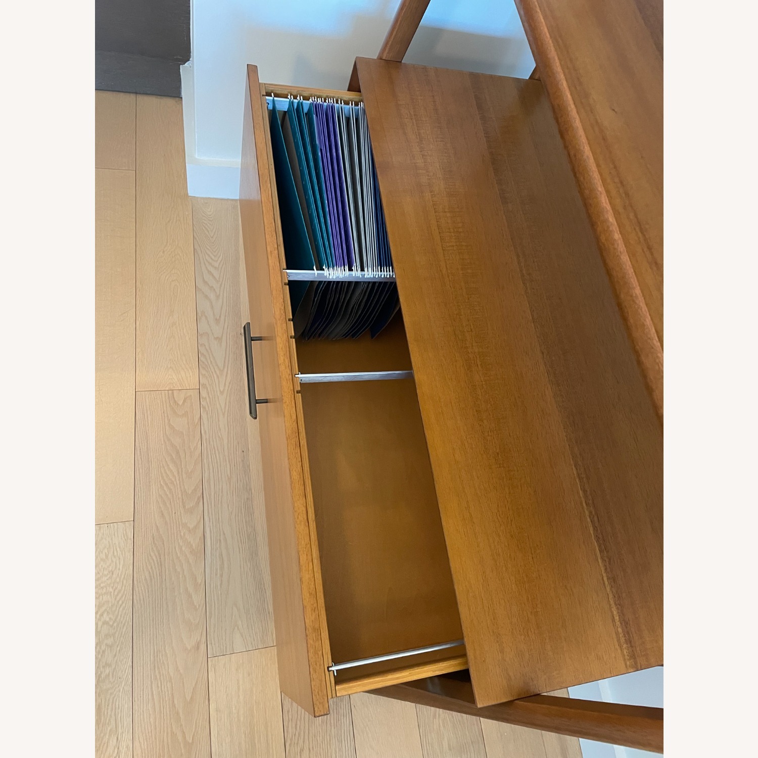 West Elm Natural Wood Bookcase - image-5