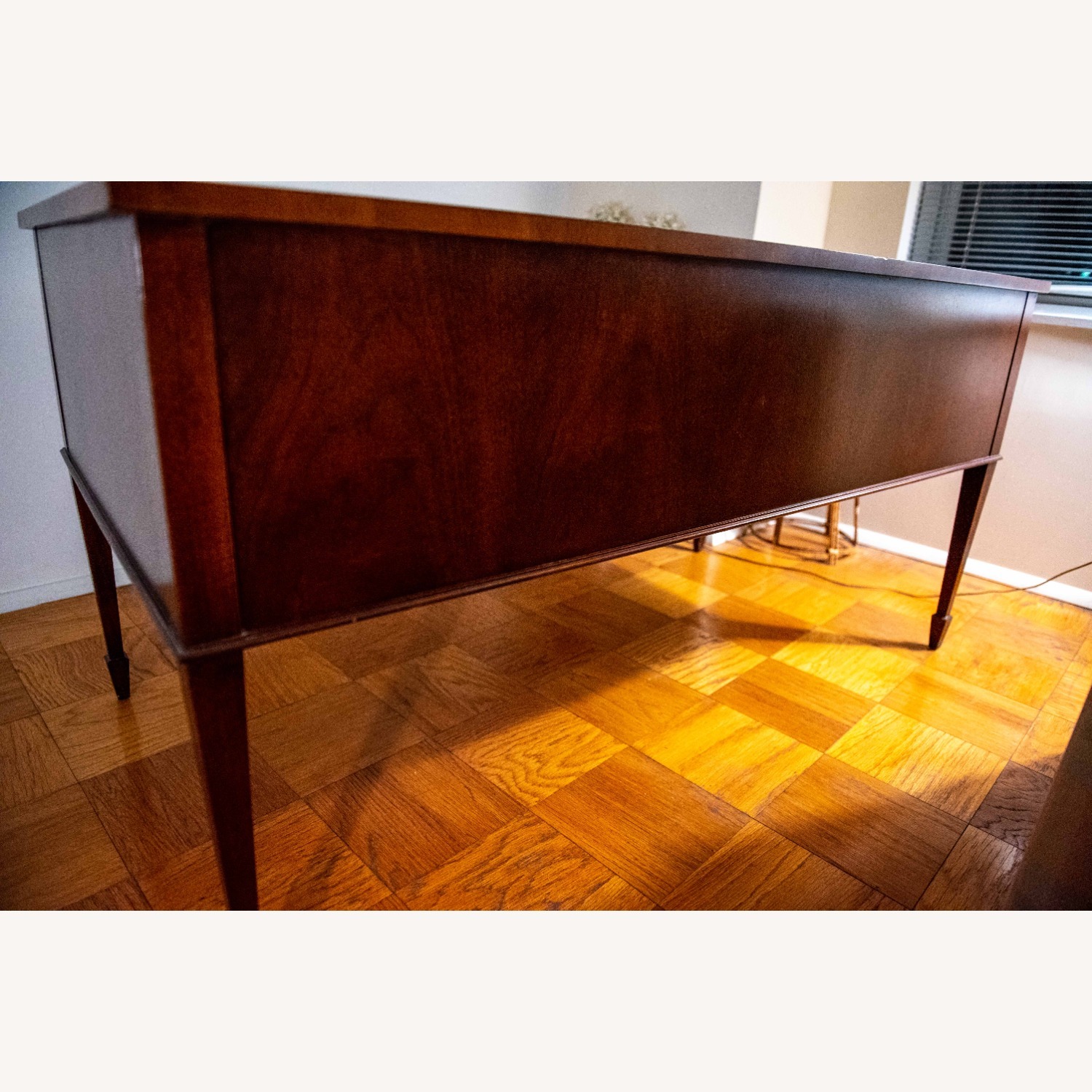 Hekman Furniture Dark Brown Wood Desk - image-4