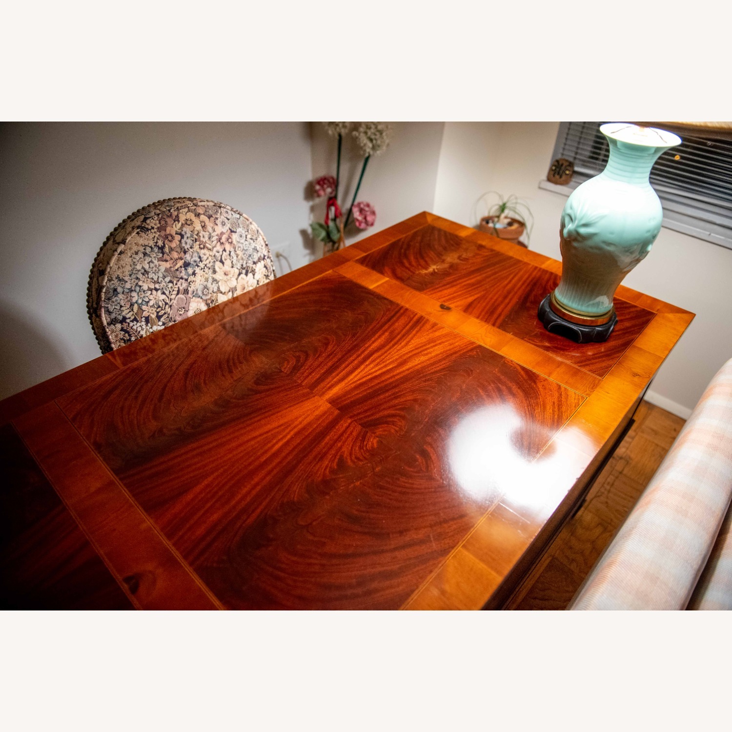 Hekman Furniture Dark Brown Wood Desk - image-5