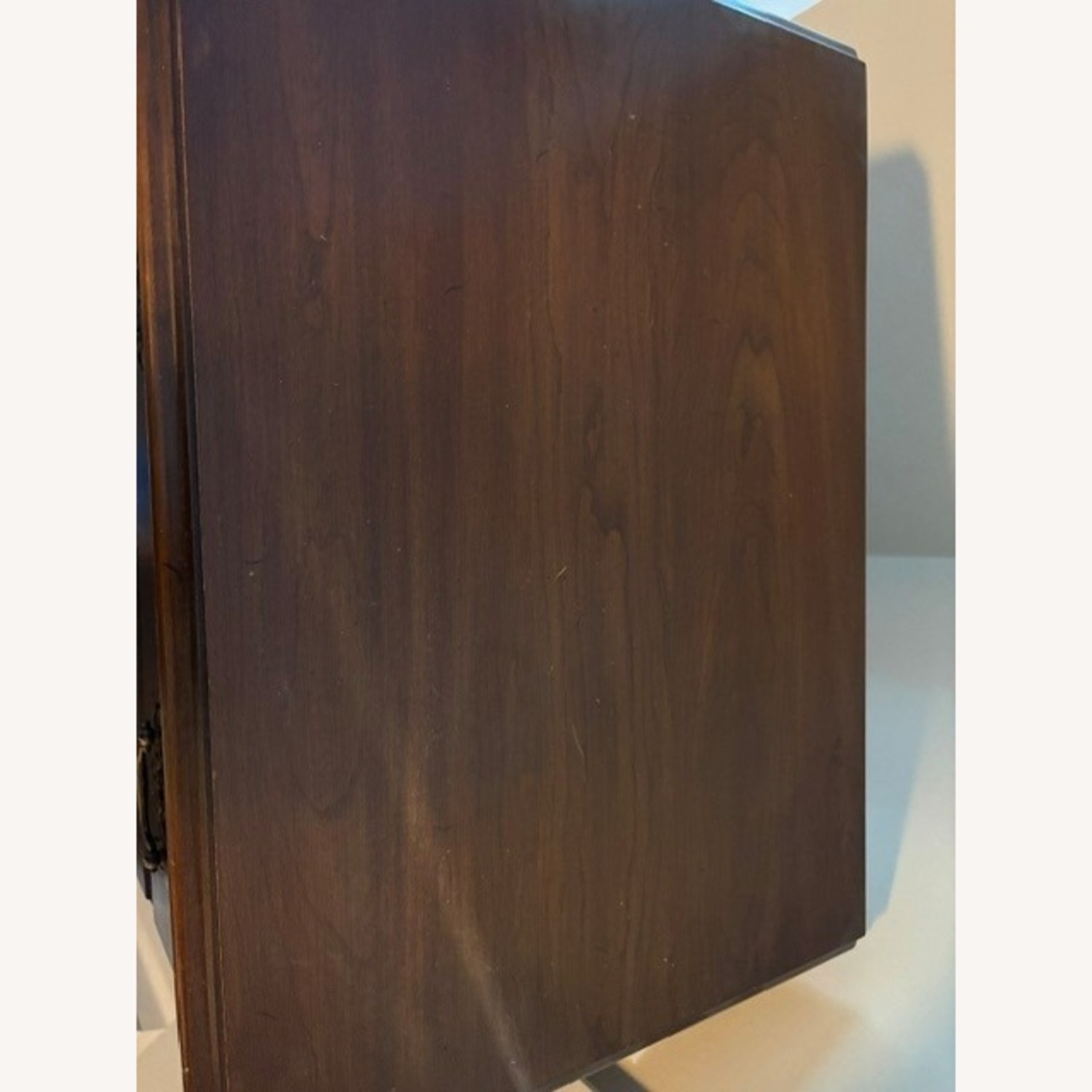 Ethan Allen Dark Brown Wood Armoire - image-12