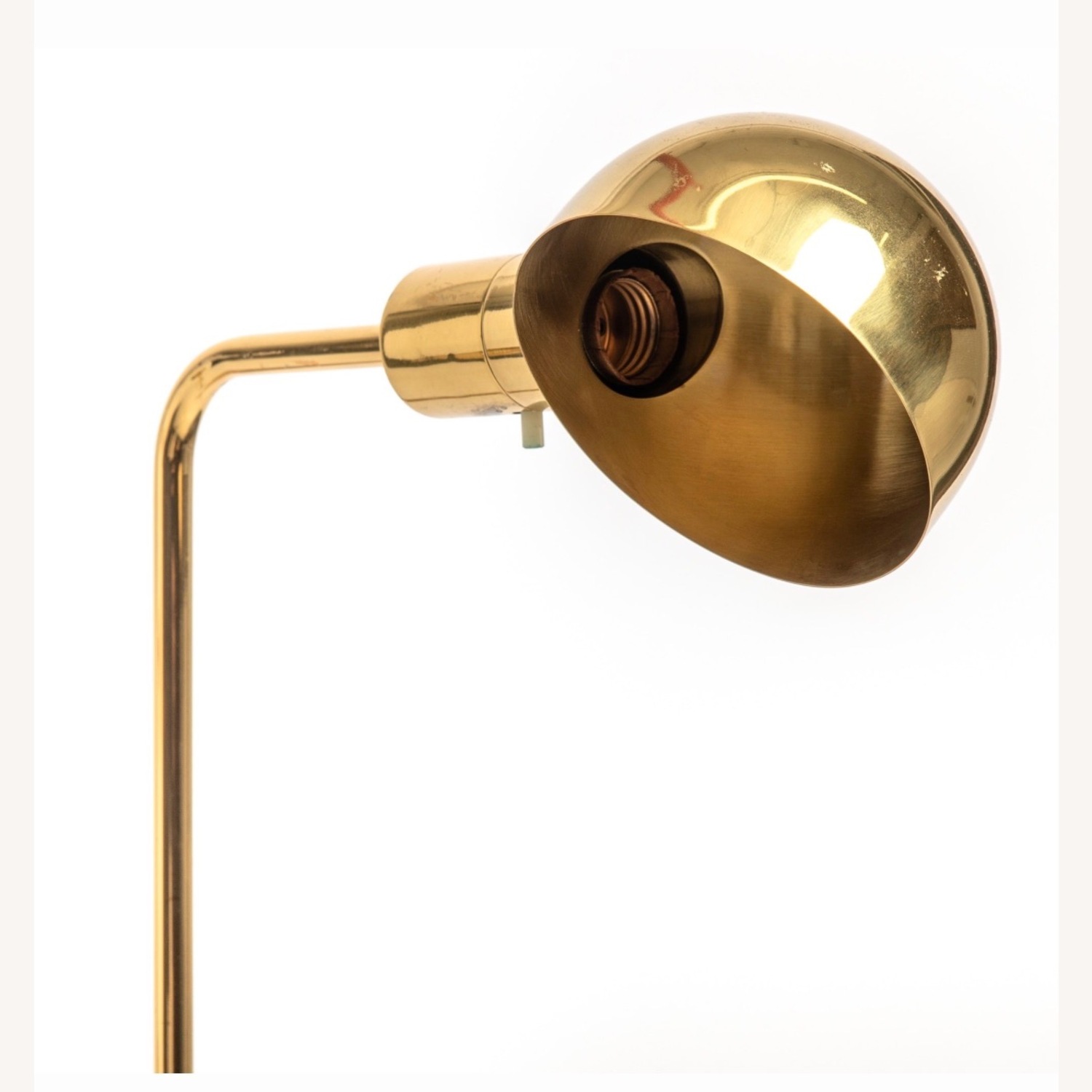 Vintage/Antique Brass Floor Lamp - image-4