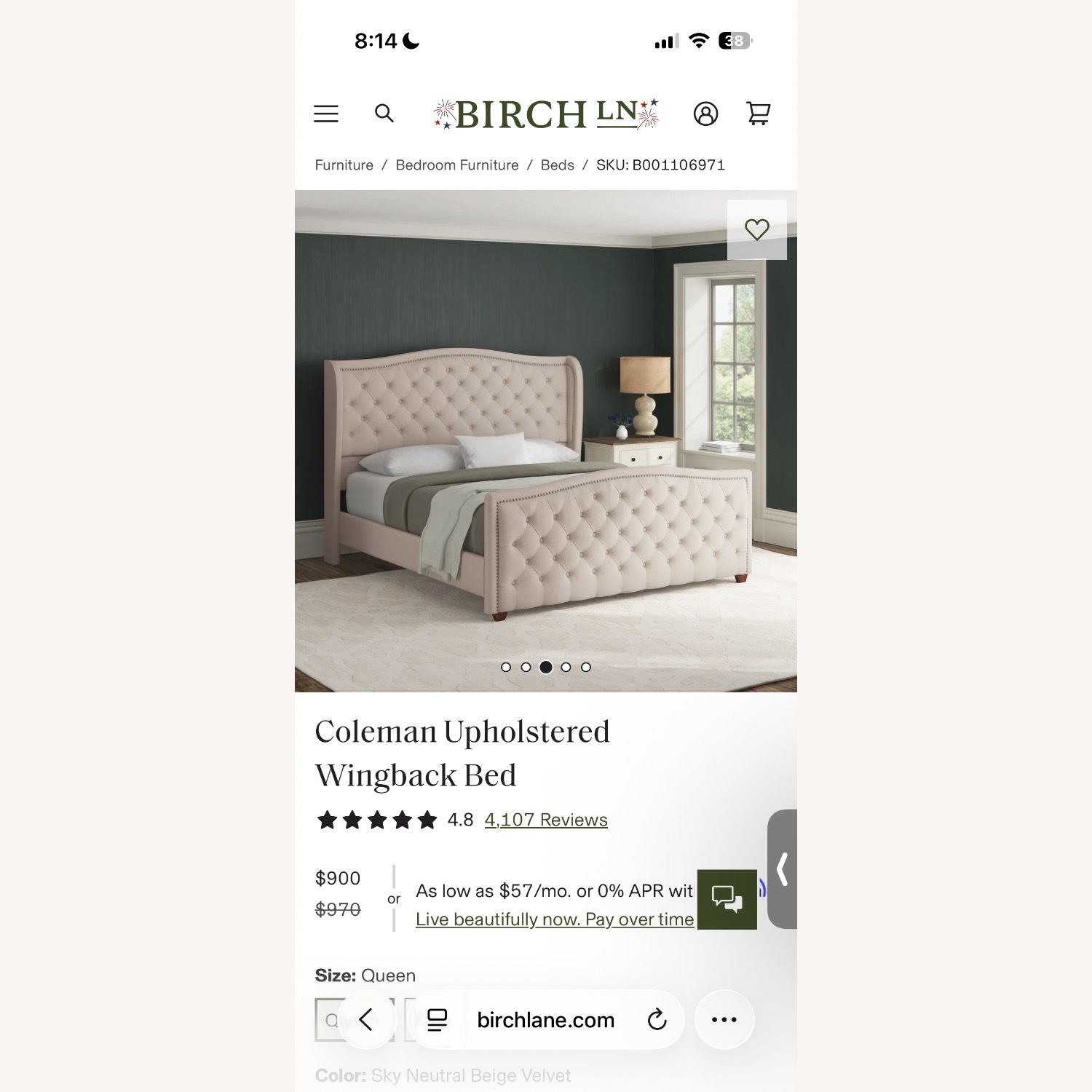 Birch Lane Natural Queen Bed - image-10