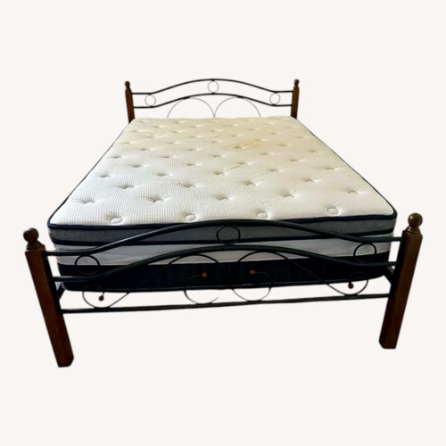 Used Black Full Size Bed Frame for sale on AptDeco