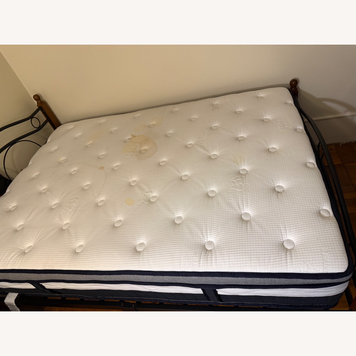 Black Full Size Bed Frame - image-3