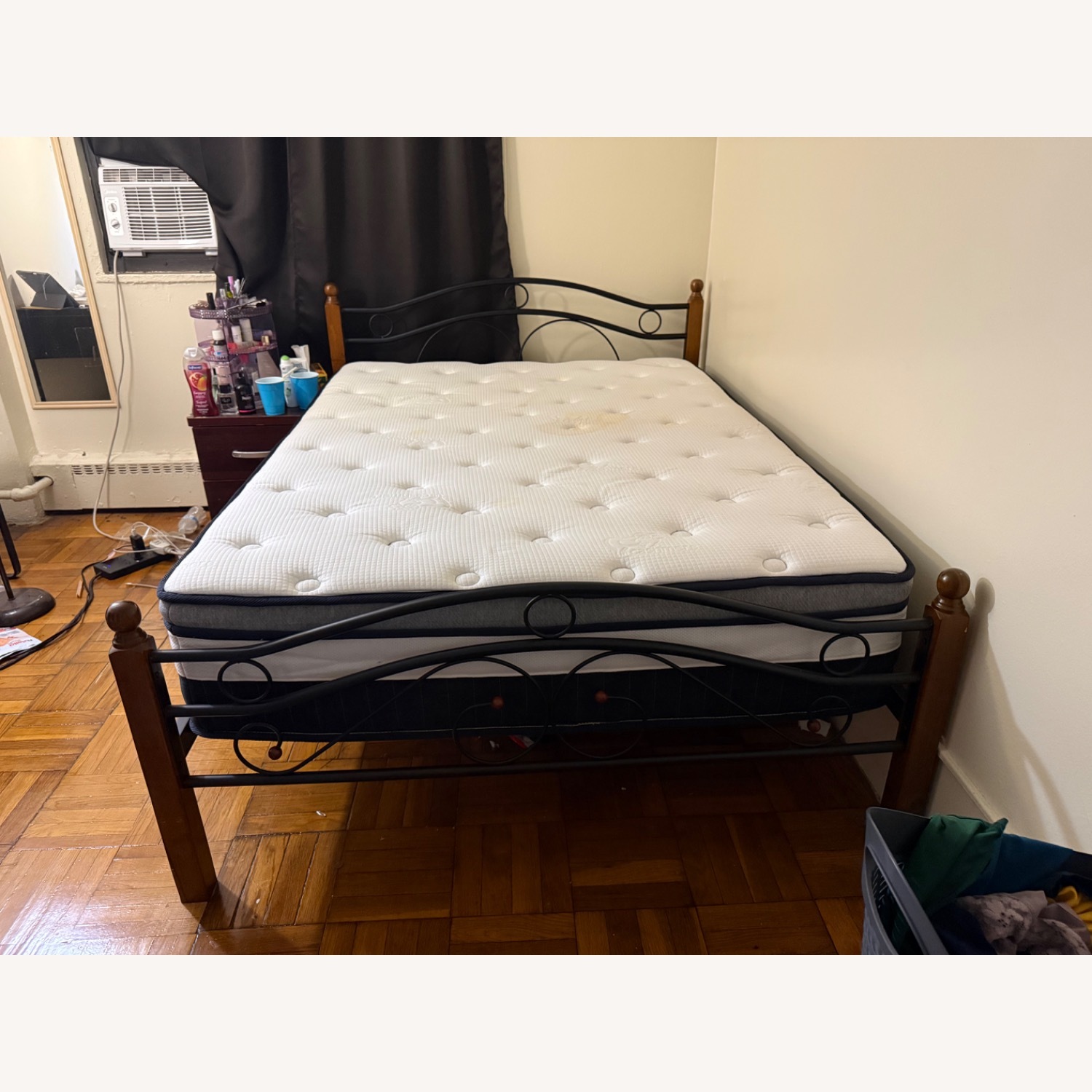 Black Full Size Bed Frame - image-2