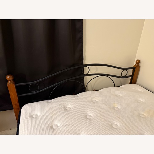 Used Black Full Size Bed Frame for sale on AptDeco