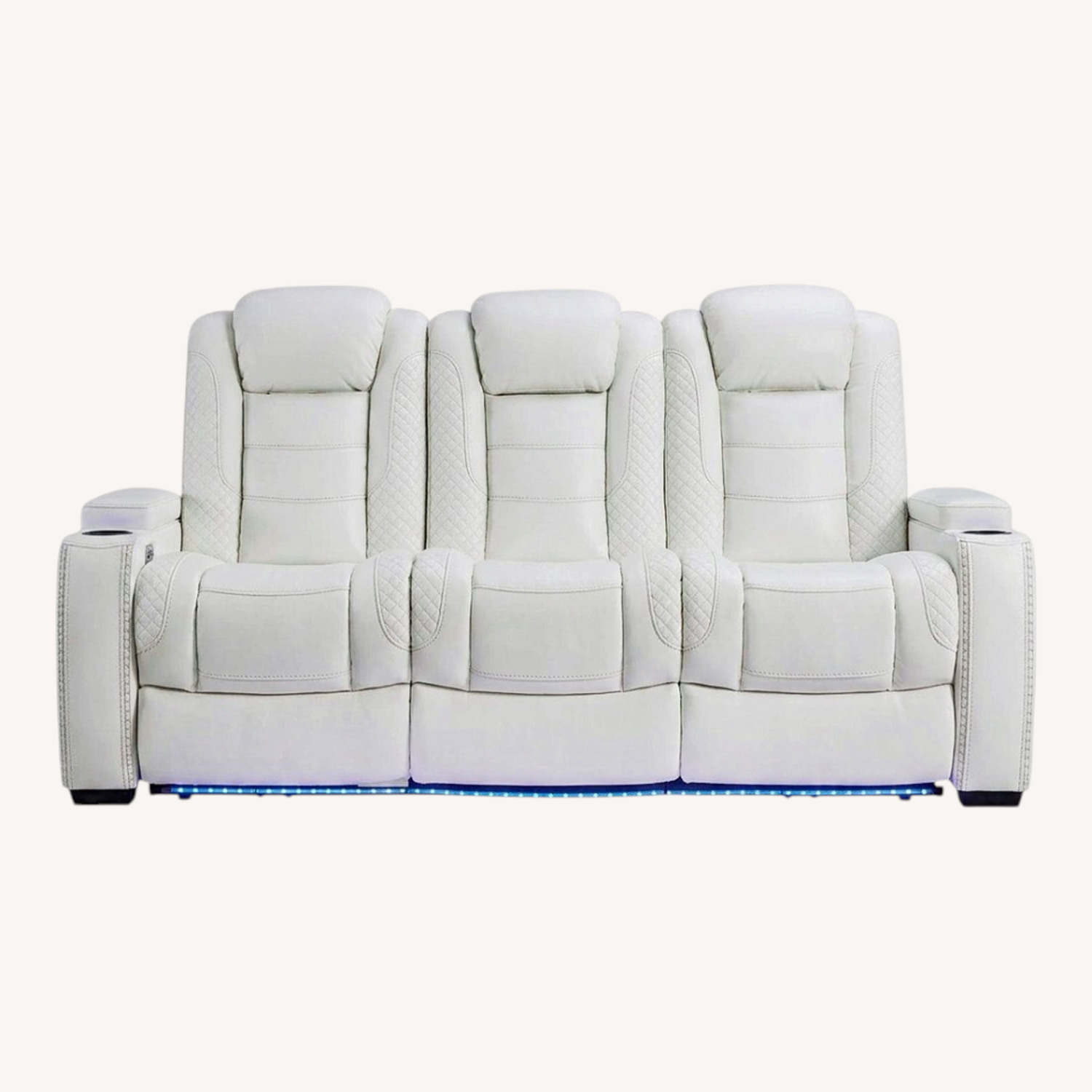 Ashley Furniture Party Time Dual Power Reclining Sofa - image-0