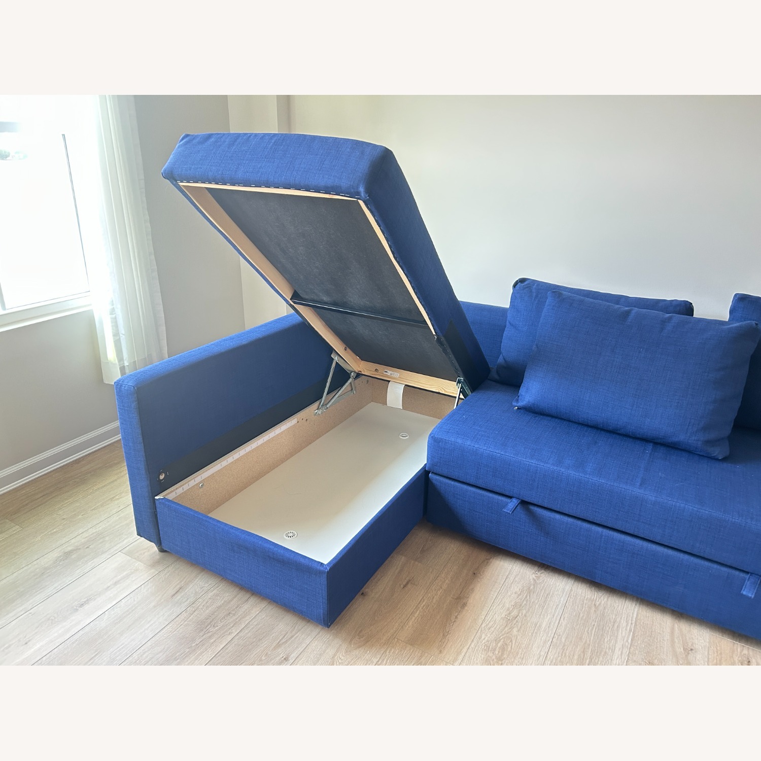 IKEA FRIHETEN Sleeper Sectional, 3 Seat W Storage - image-4