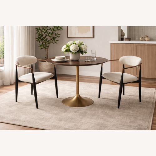 Used Arhaus Jagger Dining Arm Chairs Set of Two  for sale on AptDeco
