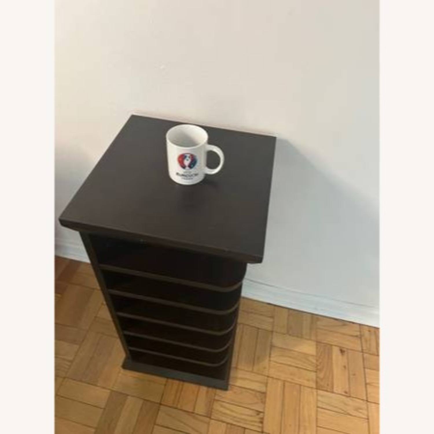 Unknown Dark Brown Wood Nightstand - image-2