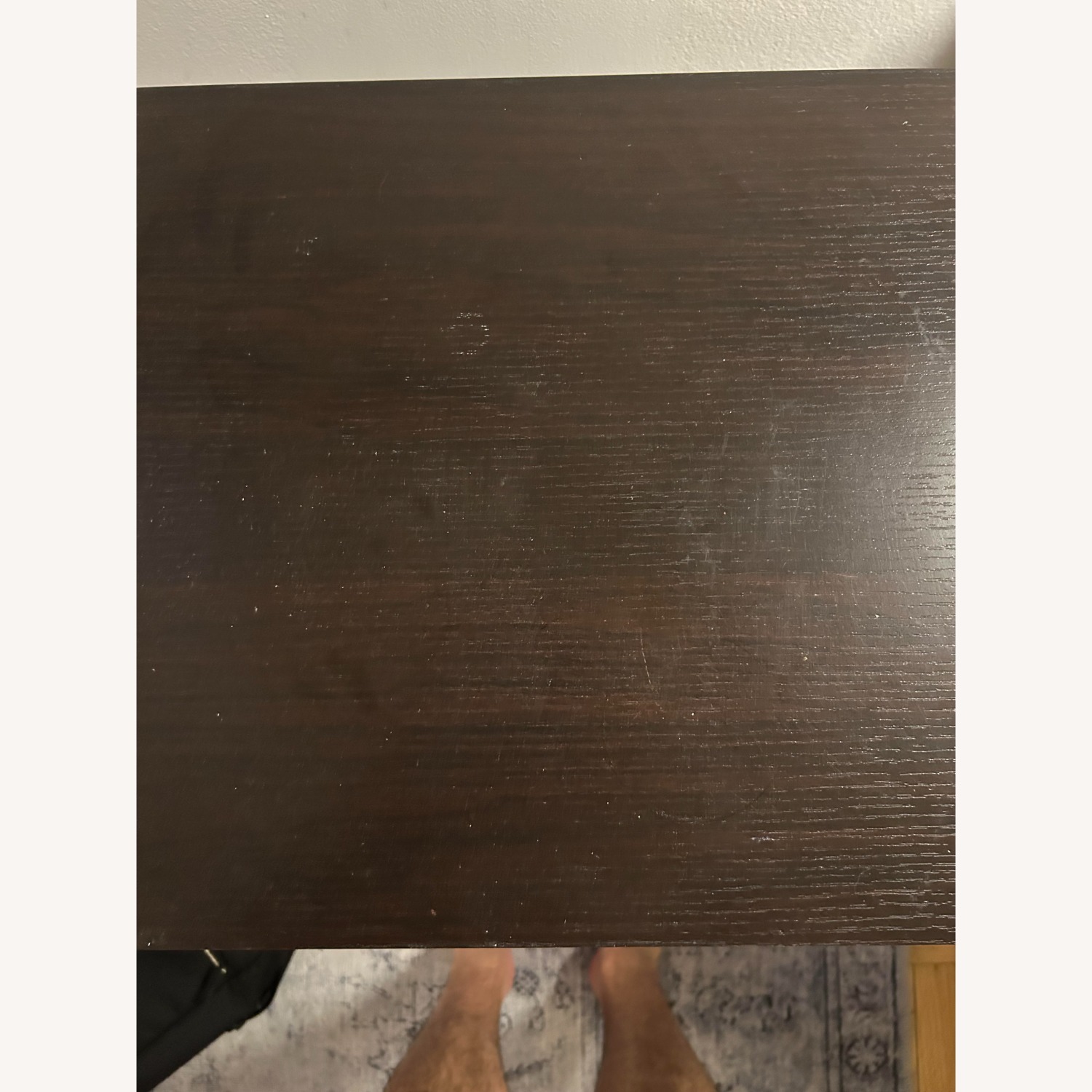 Unknown Dark Brown Wood Nightstand - image-3