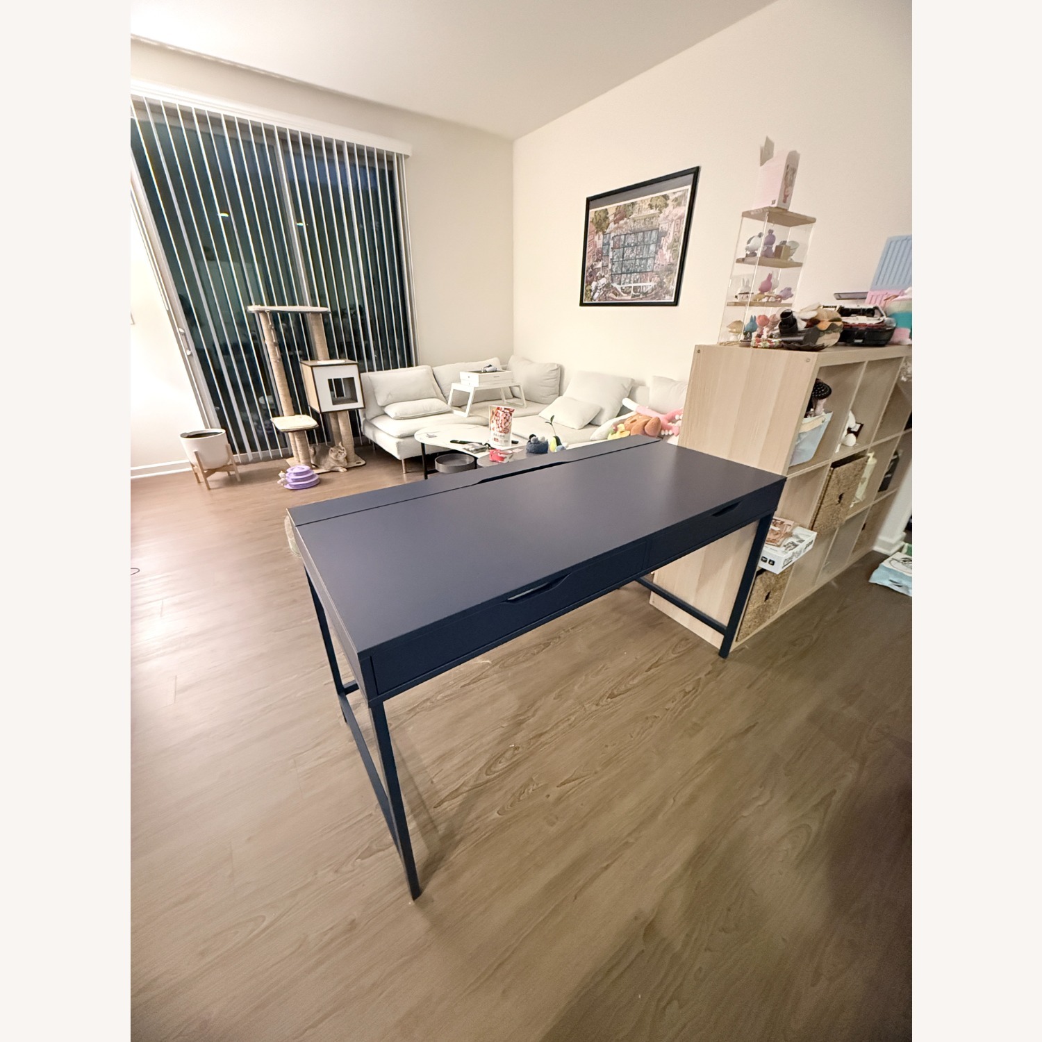 IKEA Sapphire Blue Study Desk  - image-4