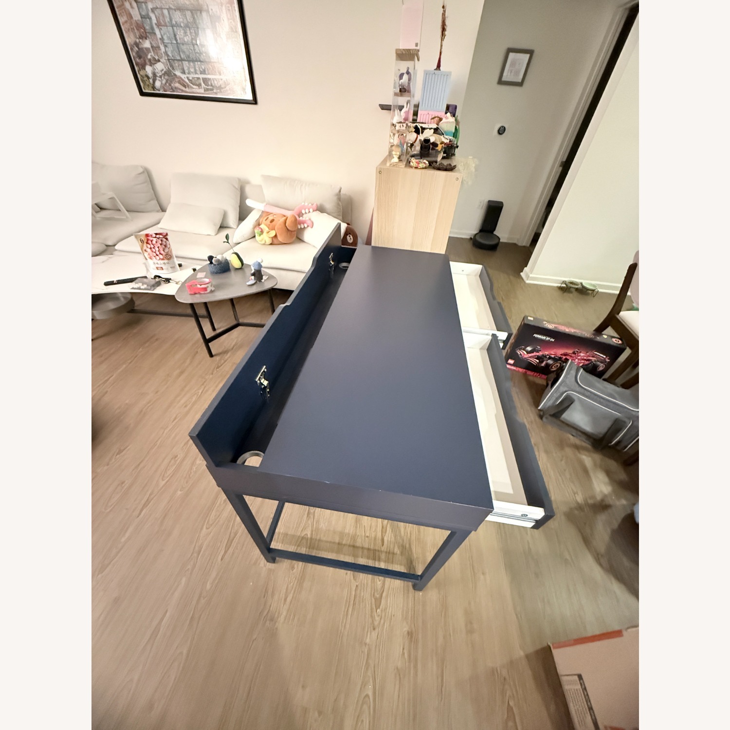 IKEA Sapphire Blue Study Desk  - image-3
