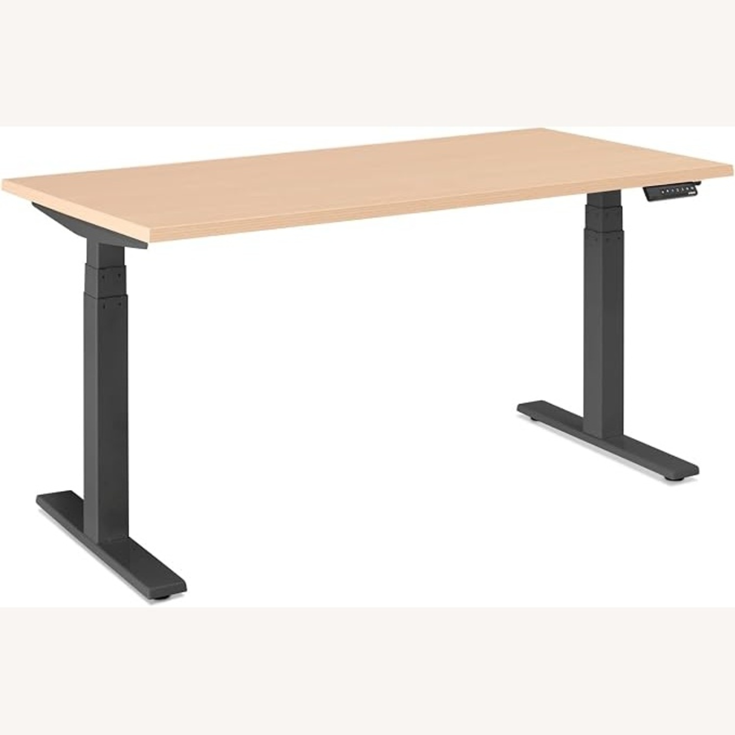 Amazon Custom Made Light Brown Wood Desk - image-6
