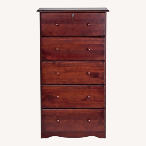 Used Wayfair Dark Brown Wood Dresser for sale on AptDeco