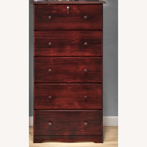 Used Wayfair Dark Brown Wood Dresser for sale on AptDeco