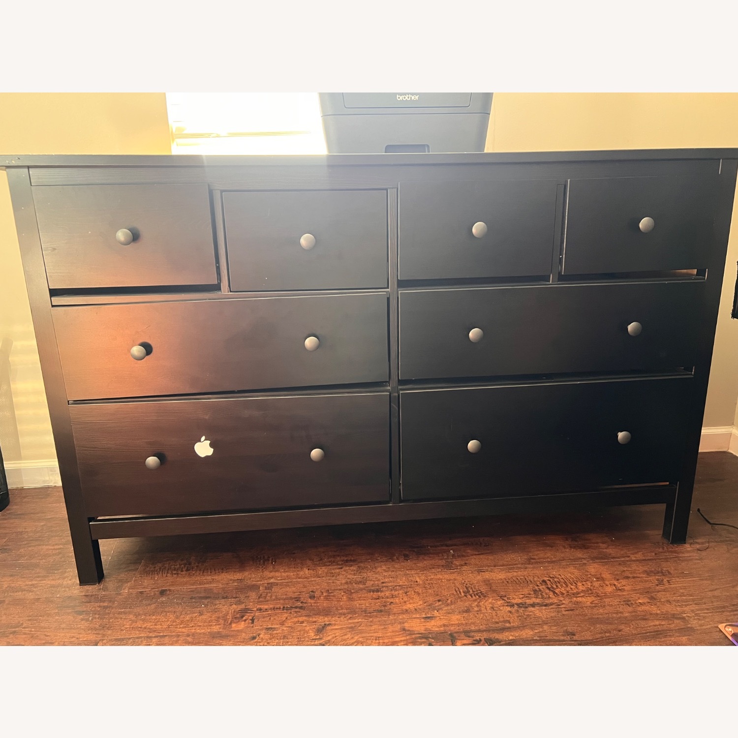 Raymour & Flanigan Black Wood Dresser - image-2