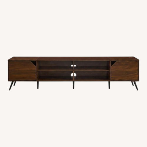 Used Wayfari 2-Door Minimalist TV Stand with Open Storage for sale on AptDeco