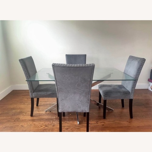 Used Eclipse Perfection Rest Light Gray Dining Sets for sale on AptDeco