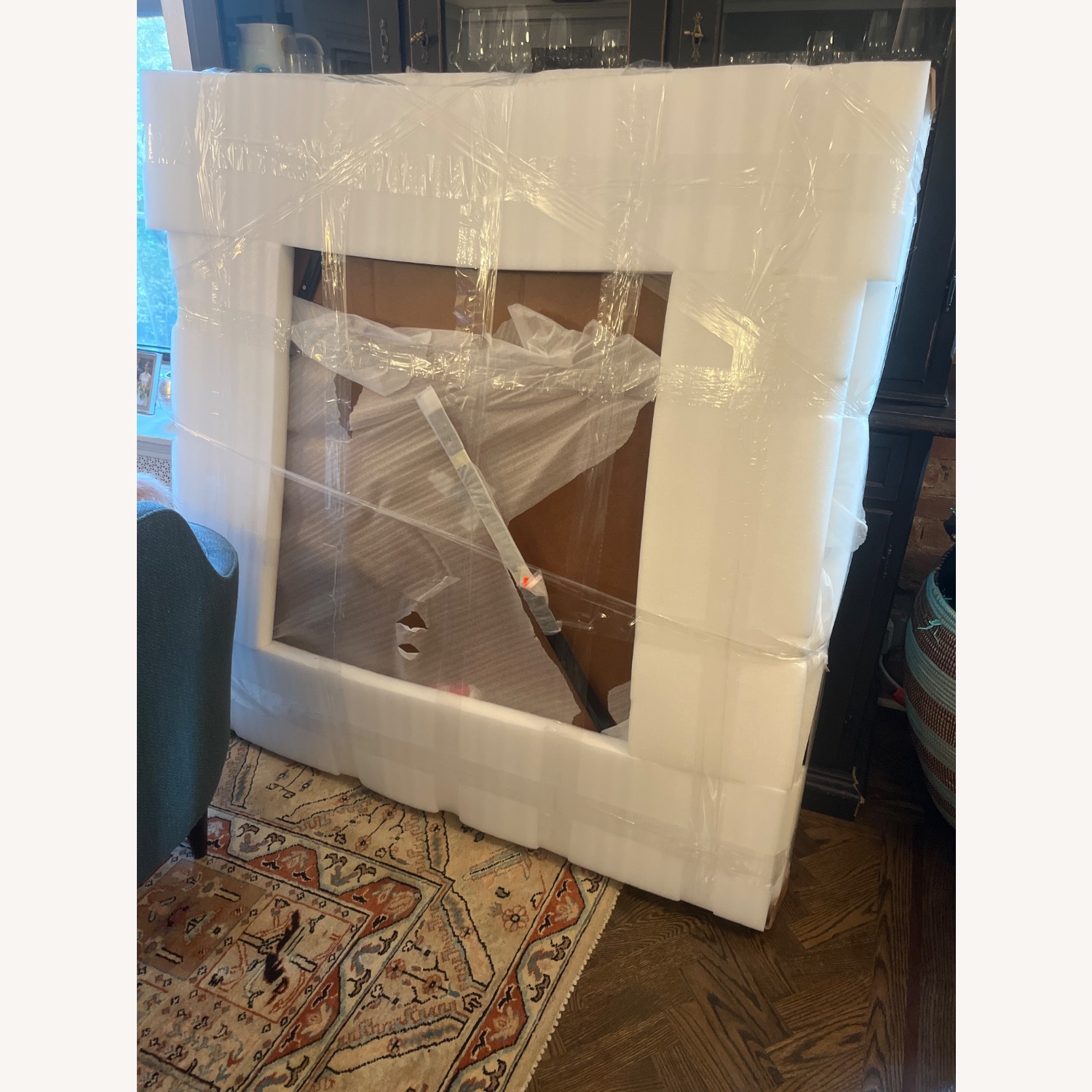 CB2 Saone Ash 48” Round Mirror - image-5