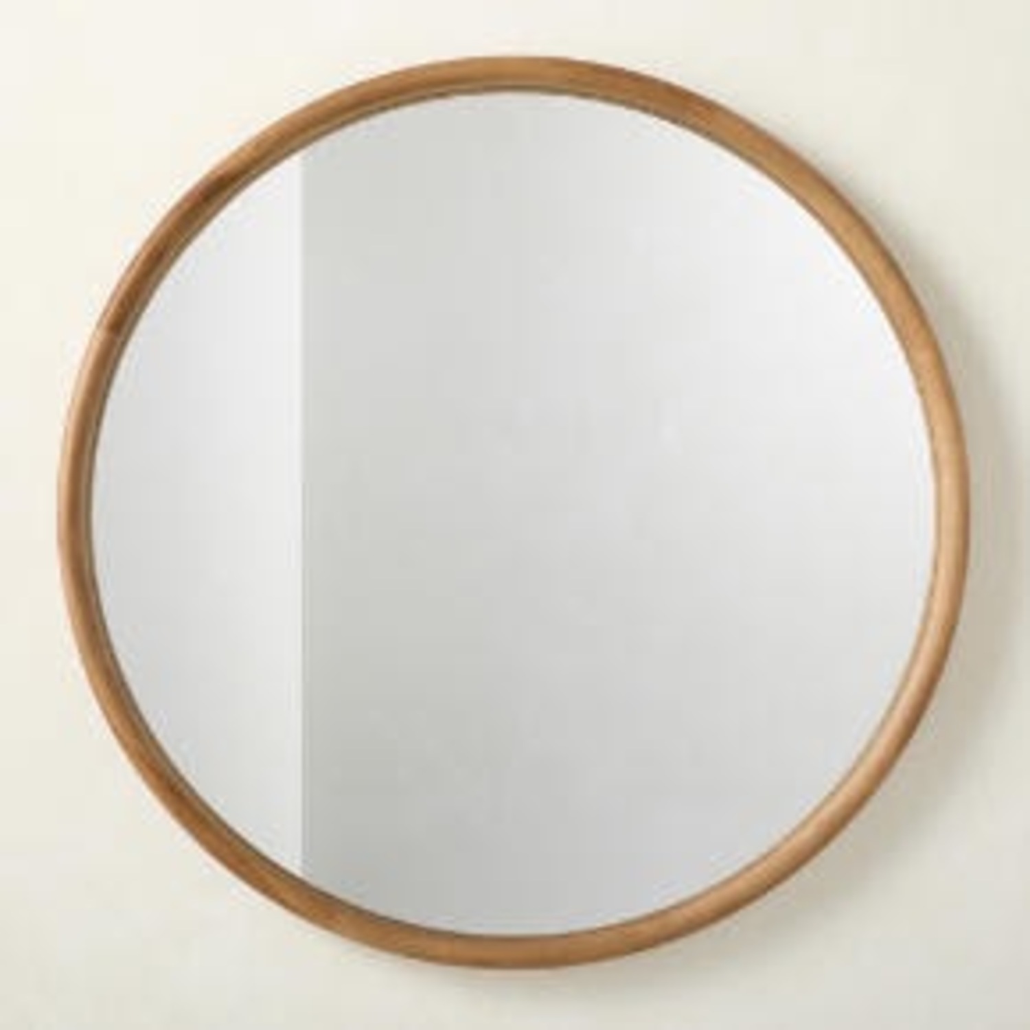 CB2 Saone Ash 48” Round Mirror - image-1