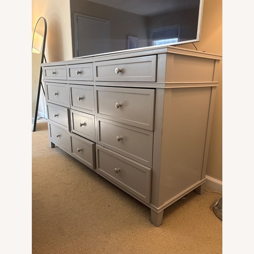 Used Pottery Barn Clara 12 Drawer Extra Wide Dresser for sale on AptDeco