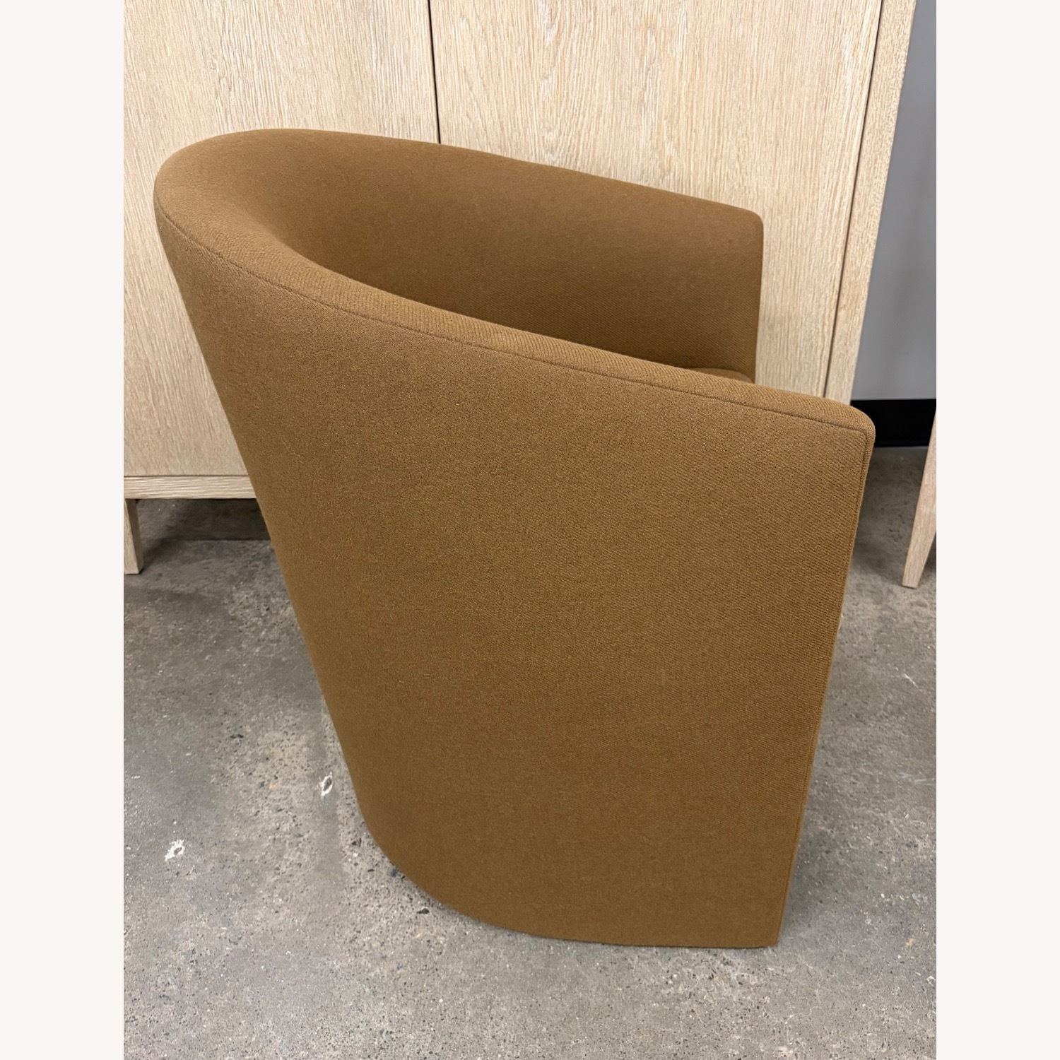 Restoration Hardware Arrondi Dark Brown Accent Chair - image-6