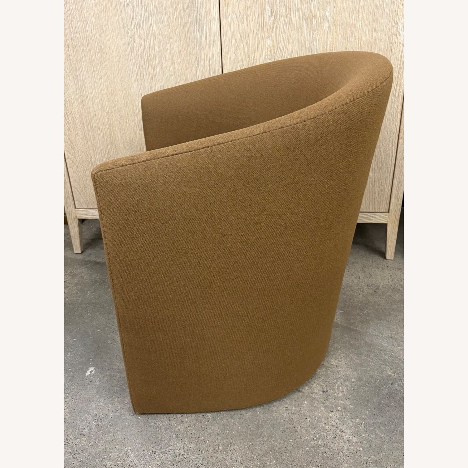 Restoration Hardware Arrondi Dark Brown Accent Chair - image-4