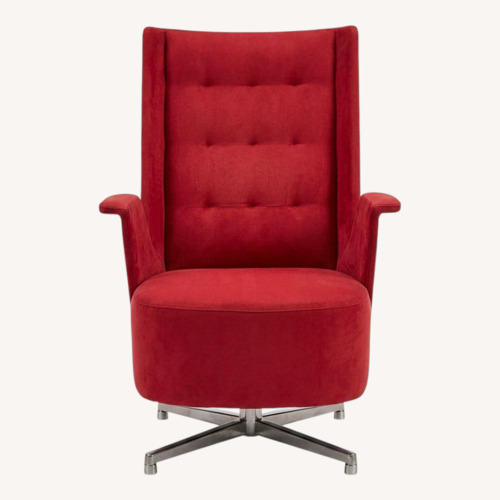 Used Estel America Red Fabric Accent Chairs for sale on AptDeco