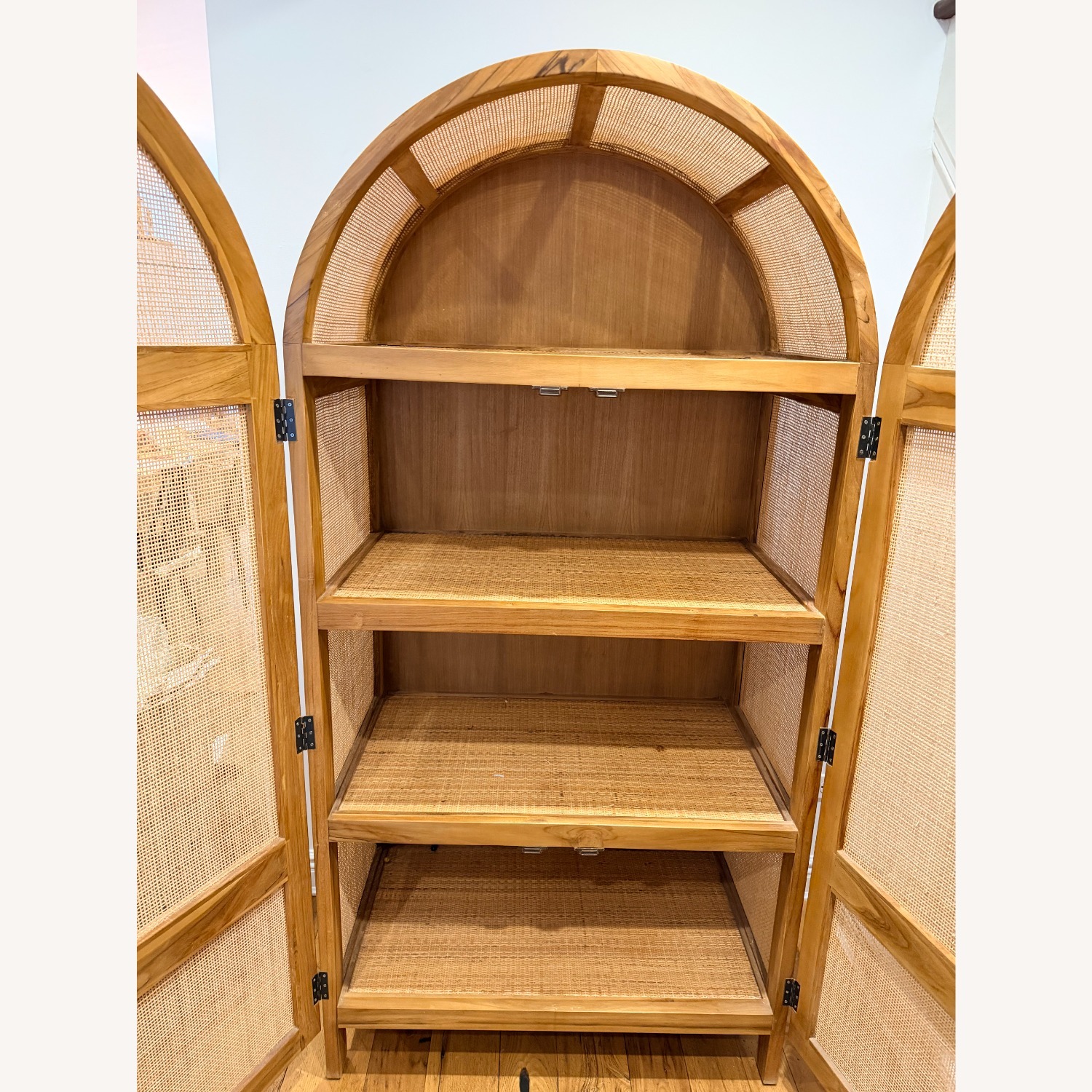 France and Son Natural Wood Armoire - image-3