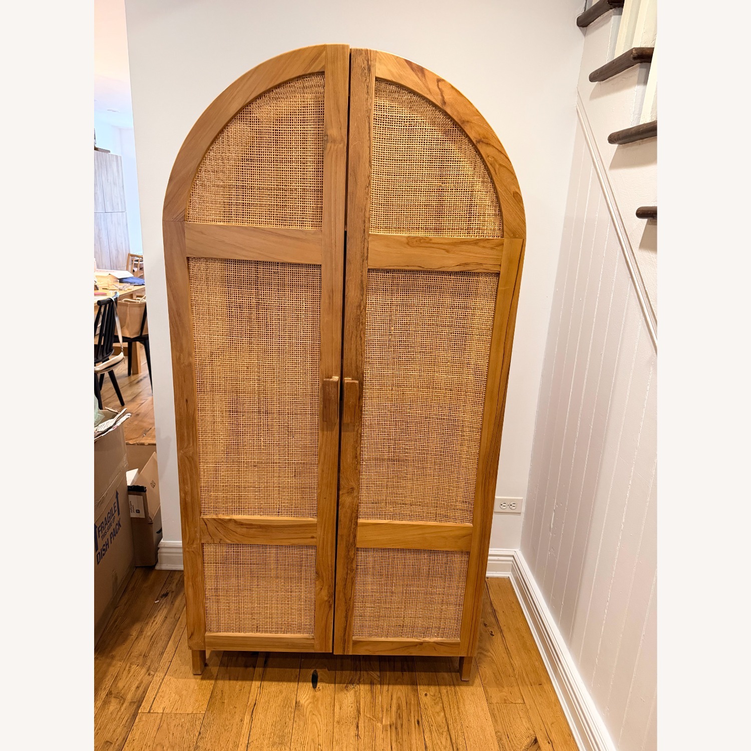 France and Son Natural Wood Armoire - image-1