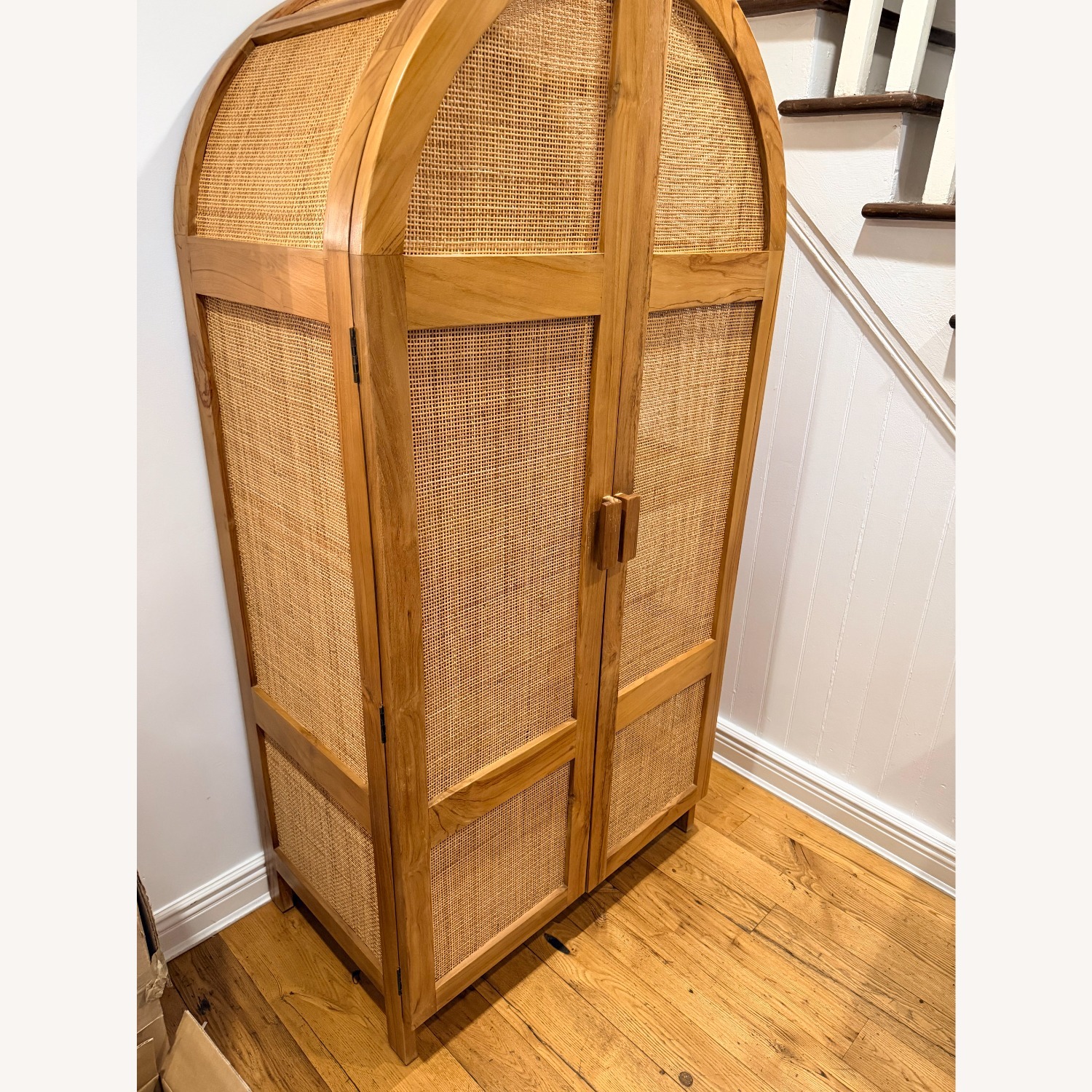 France and Son Natural Wood Armoire - image-2