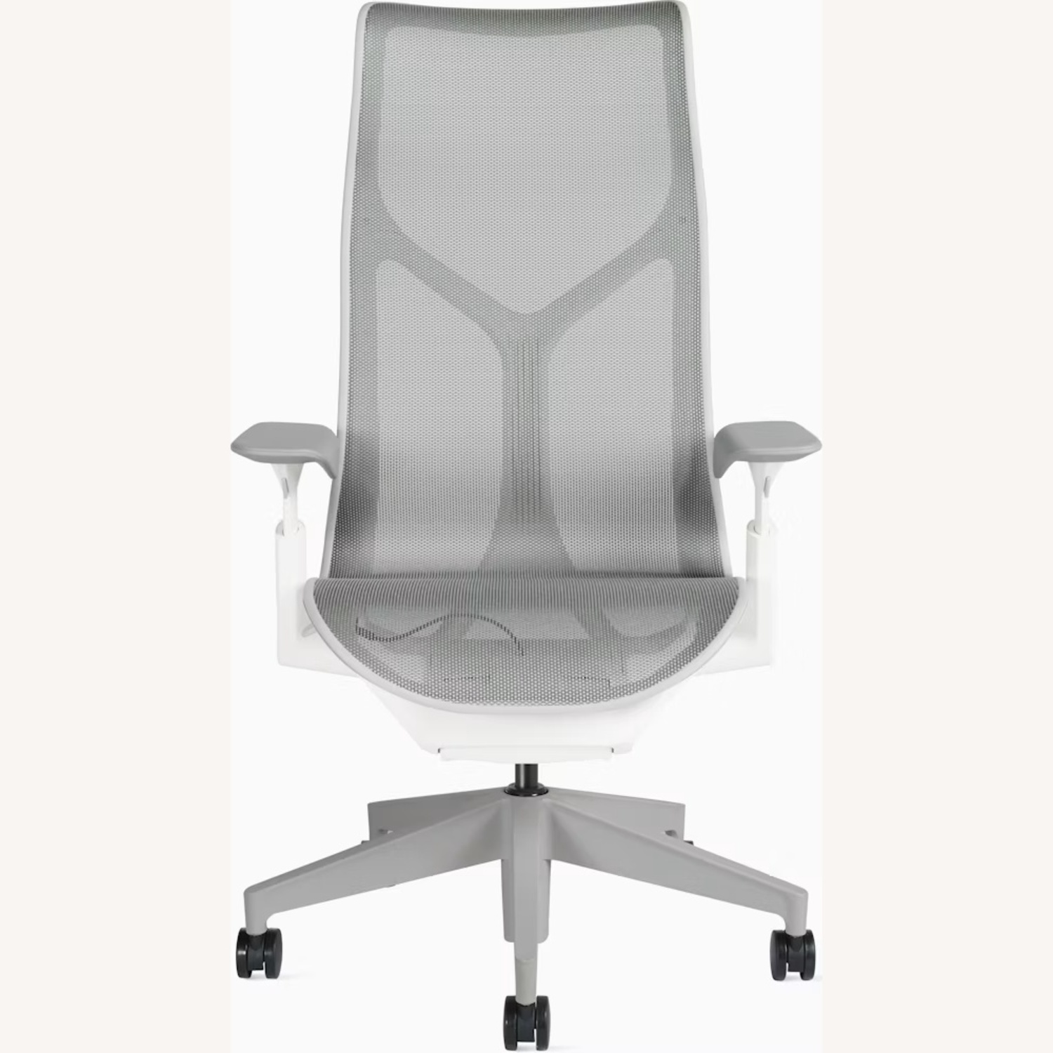 Herman Miller Light Gray Fabric Office Chair - image-4