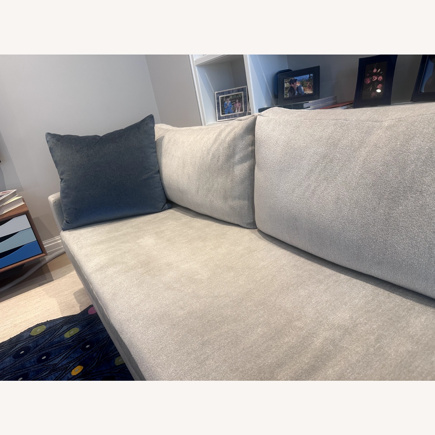 Light Gray Fabric 2 Piece Sectional - image-3