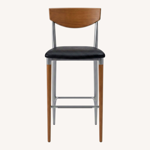 Used Epic Bar Stools: Dark Brown, Aluminum, Wood for sale on AptDeco