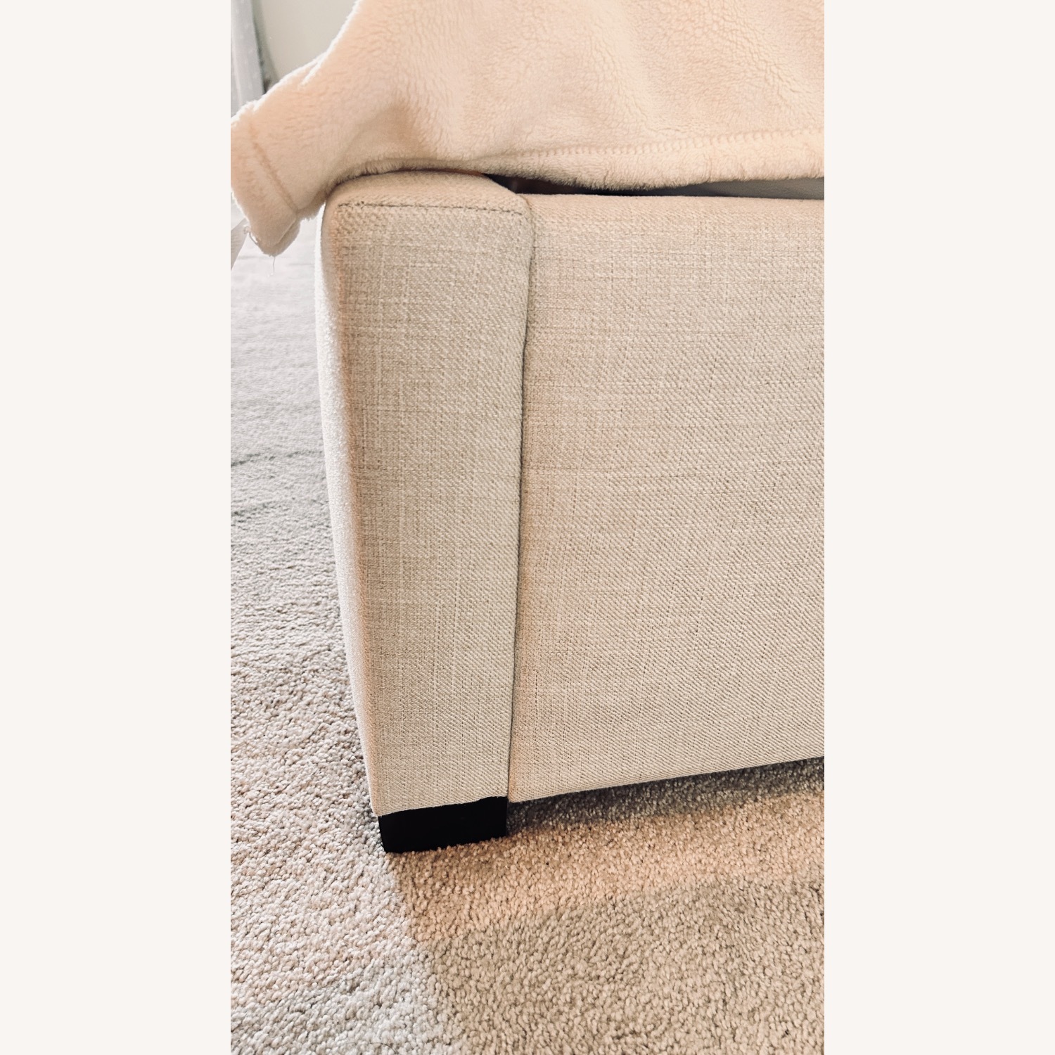 Bernhardt Morgan White Fabric King Bed - image-6