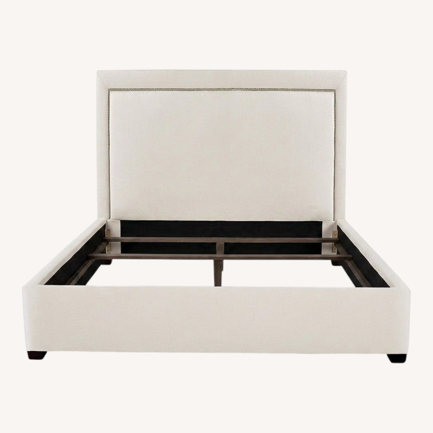 Bernhardt Morgan White Fabric King Bed - image-0