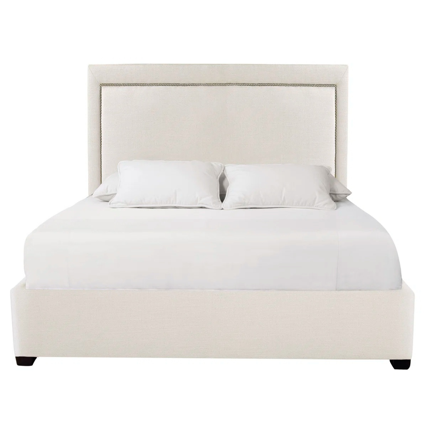 Bernhardt Morgan White Fabric King Bed - image-7