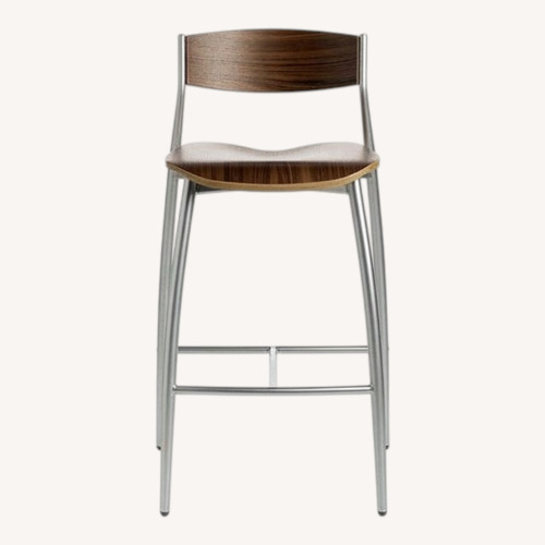 Used BABA Altek Italia Dark Brown Wood Stools for sale on AptDeco
