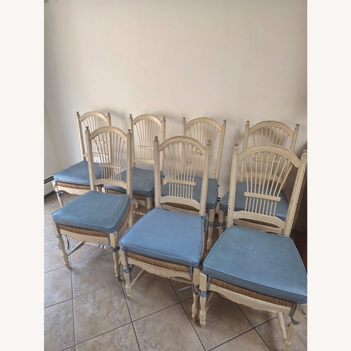Used Ethan Allen Sheaf Back Dining Chairs for sale on AptDeco