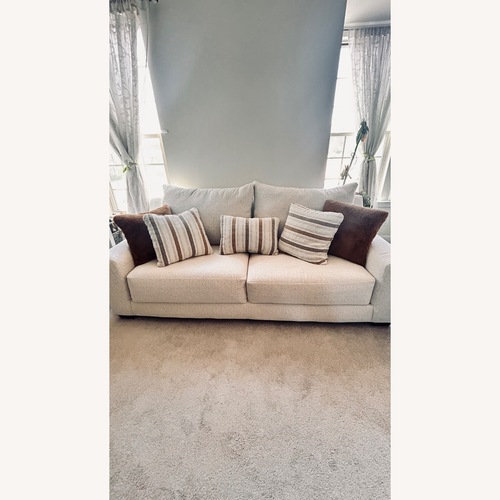 Used Bernhardt Furniture Natural Fabric 2 Seater Sofa for sale on AptDeco