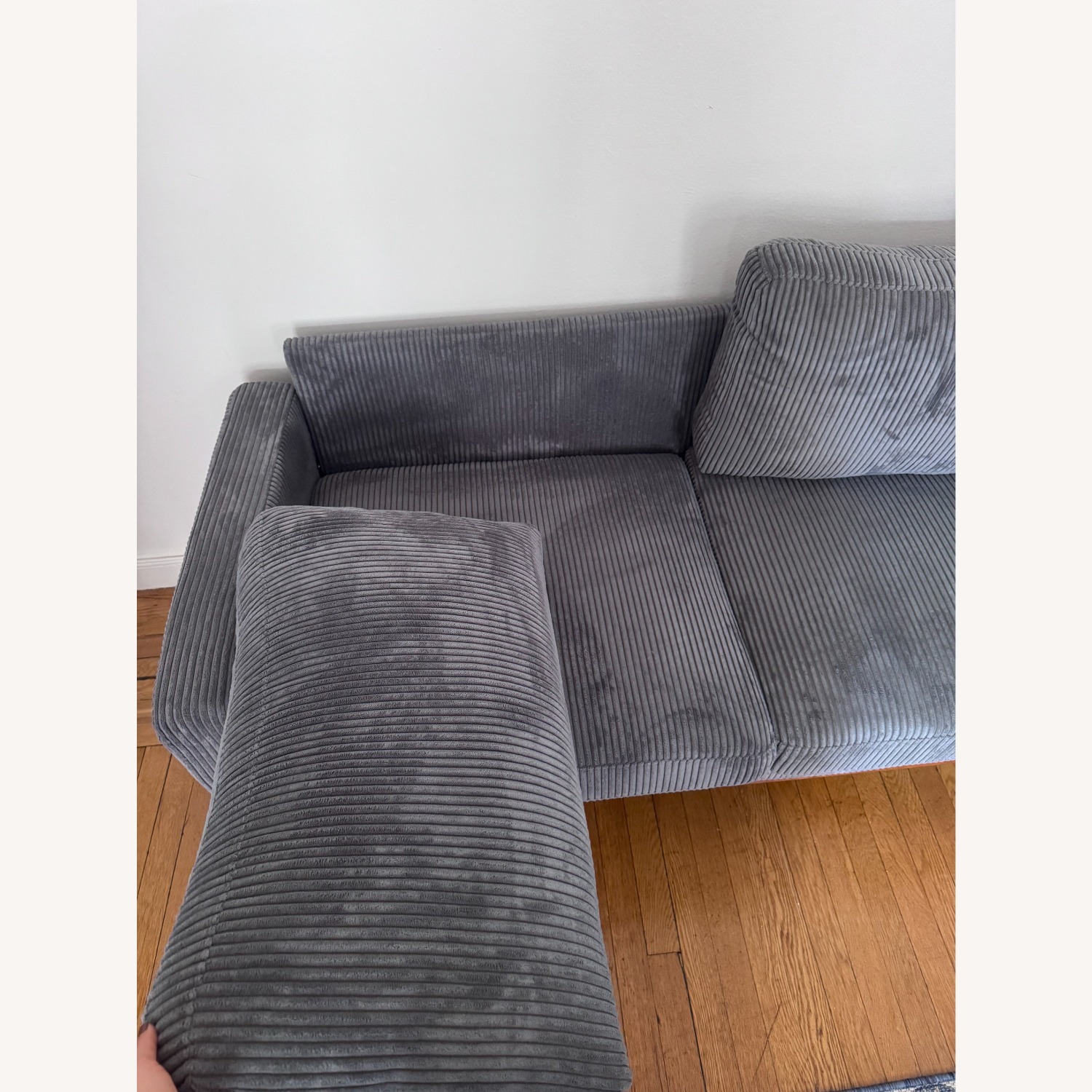 Walmart Blue 2 Seater Sofa - image-3