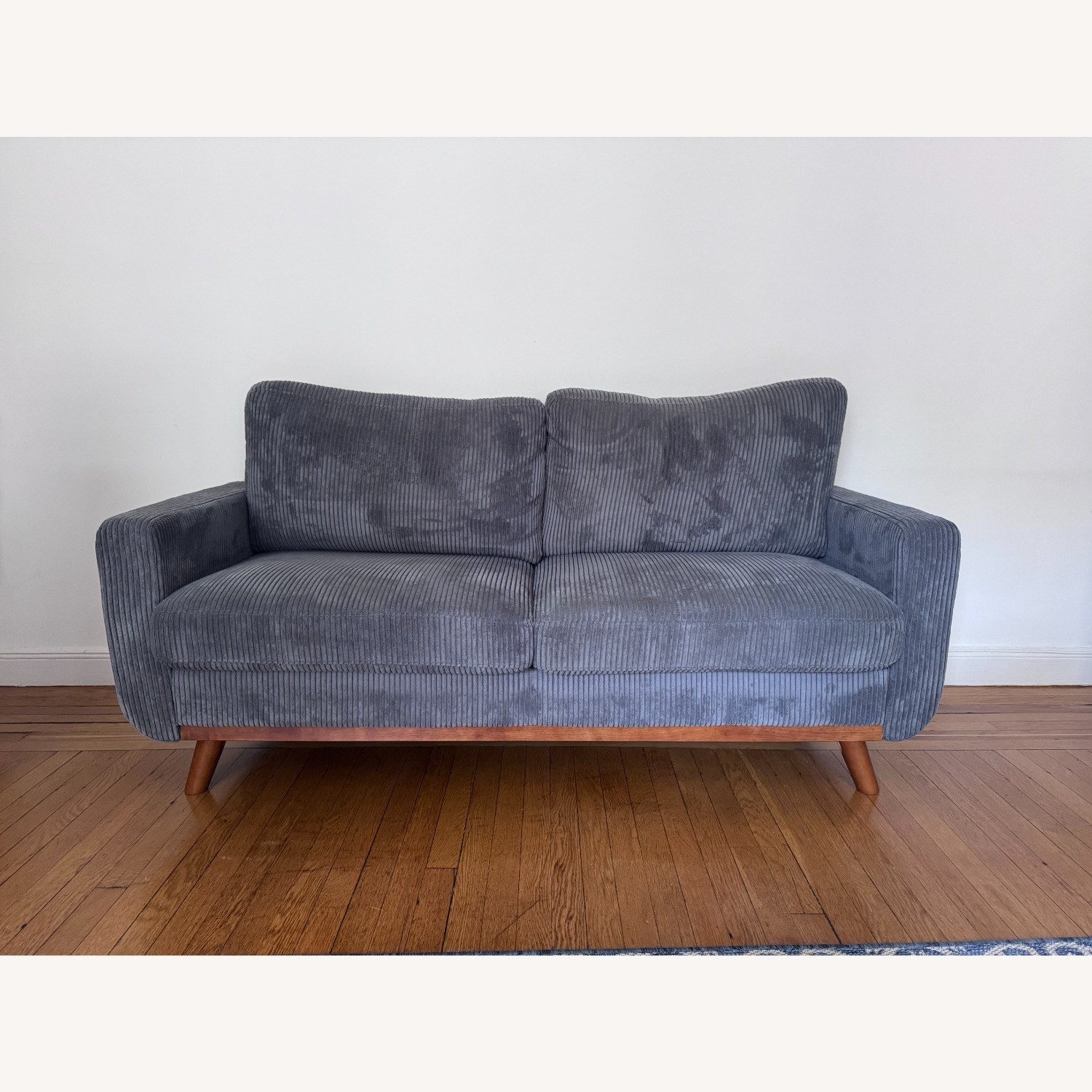 Walmart Blue 2 Seater Sofa - image-2