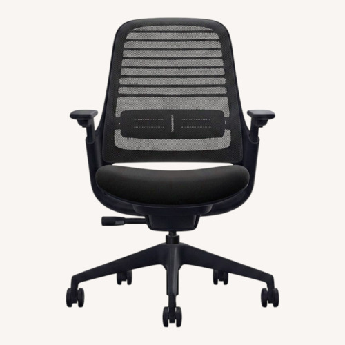 Used Steelcase Series 1 Black Fabric Office Chair for sale on AptDeco