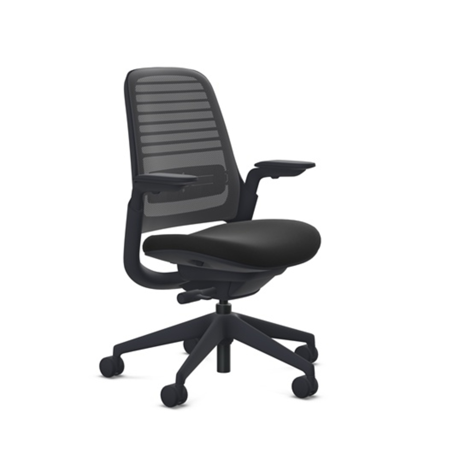 Steelcase Series 1 Black Fabric Office Chair - image-11