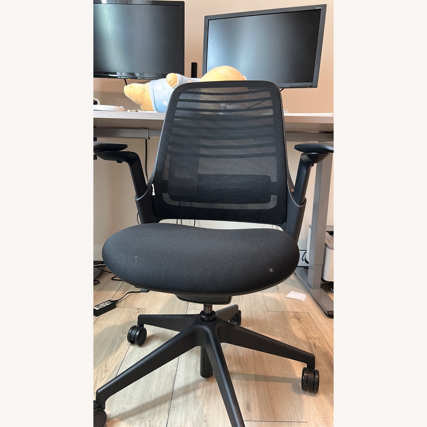 Steelcase Series 1 Black Fabric Office Chair - image-6